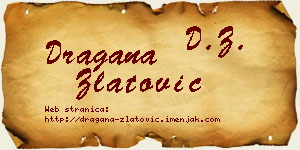 Dragana Zlatović vizit kartica